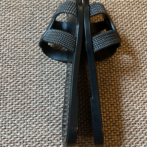 New Melissa soulmate black slides in size 10 - Picture 6 of 6
